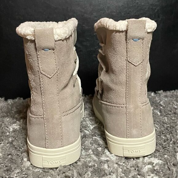 NIB TOMS Alpine Winter Leather Booties - Picture 7 of 9